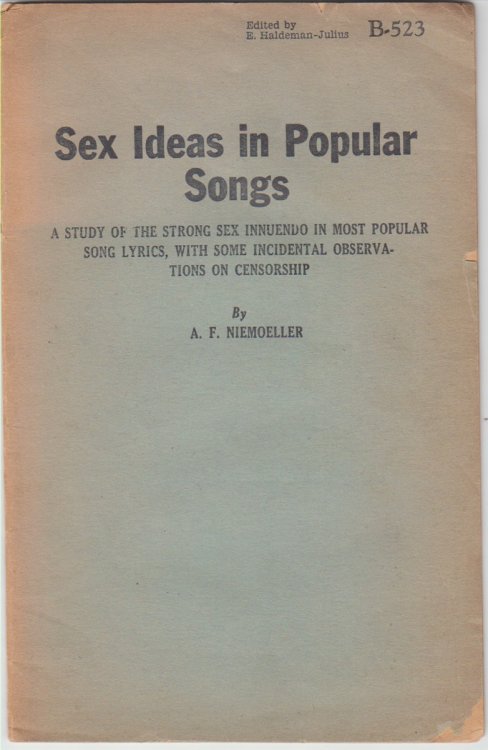 Sex Ideas in Popular Songs