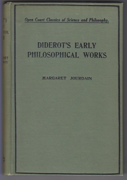 Diderot's Early Philosophical Works