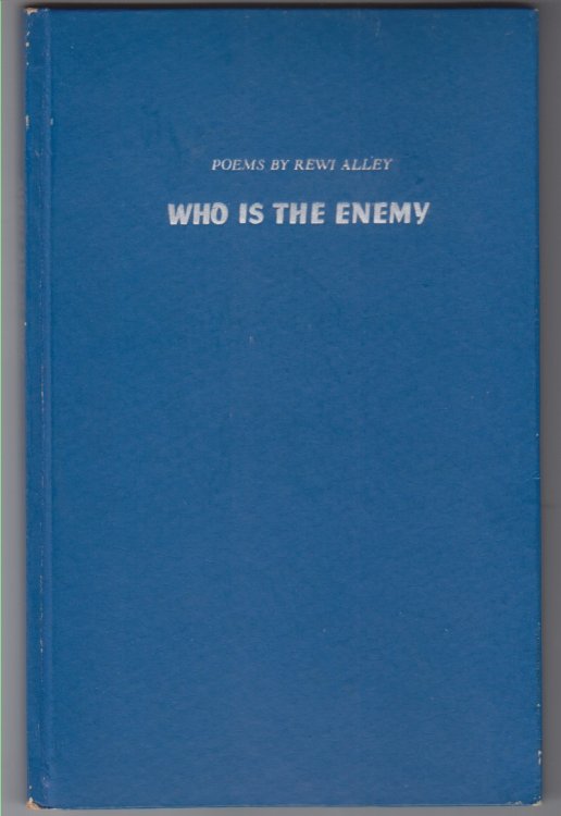 Who Is The Enemy. Poems