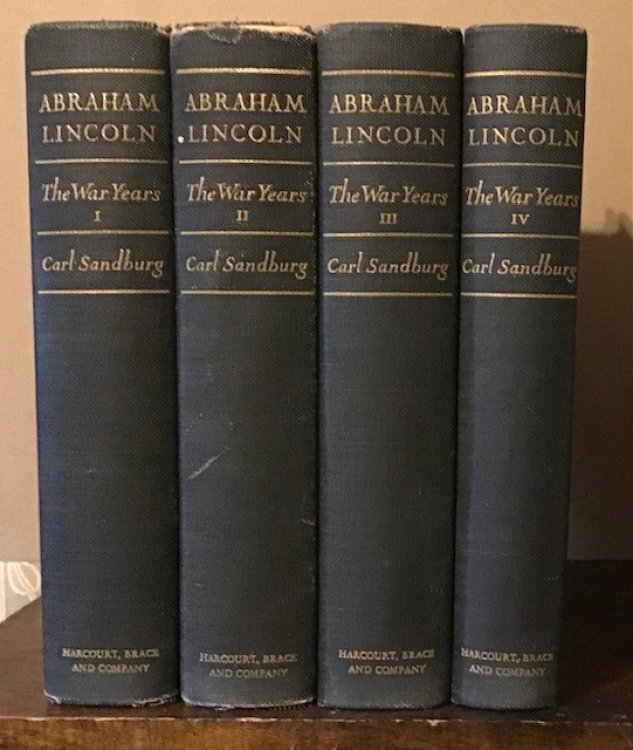 Abraham Lincoln The War Years ( in 4 Volumes)