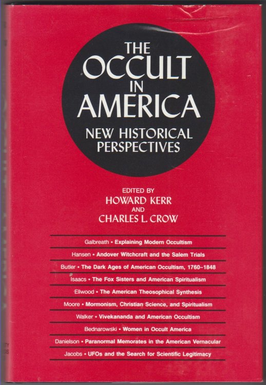 The Occult in America New Historical Perspectives