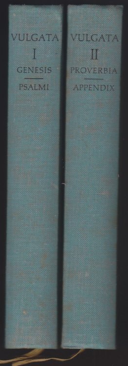 Biblia Sacra Iuxta Vulgatam Versionem Volumes 1 & 2