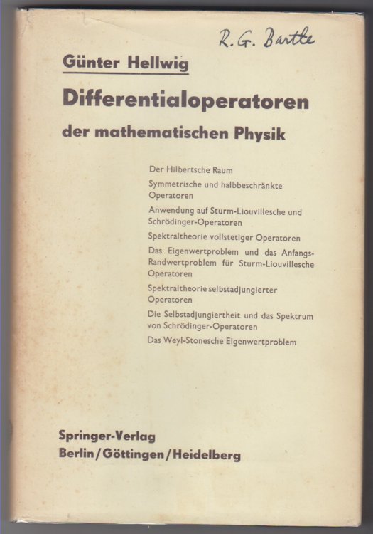 Differentialoperatoren der Mathematischen Physik (Differential Operators in Mathematical Physics)
