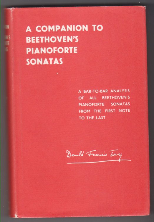 A Companion to Beethoven's Pianoforte Sonatas (Bar to Bar Analysis)