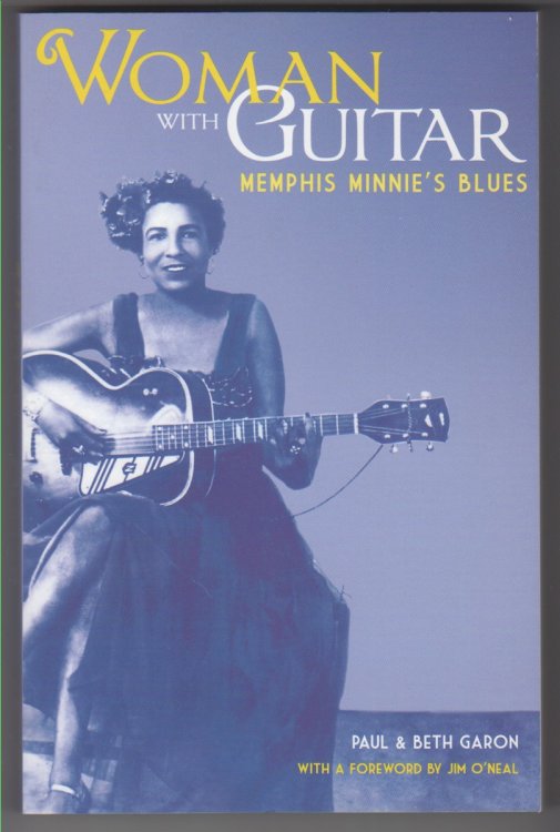Woman With Guitar. Memphis Minnie's Blues