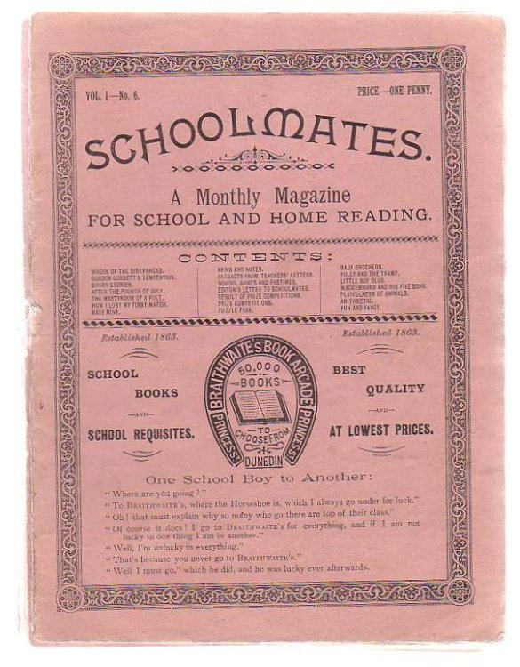 Schoolmates. A Monthly Magazine For School And Home Reading (12 issues)