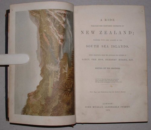A Ride Through the Disturbed Districts of New Zealand; Together with some account of the South Sea Islands