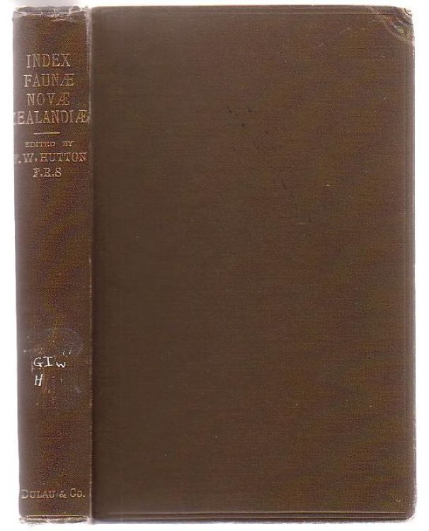Index Faunae Novae Zealandiae
