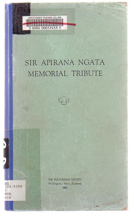 Sir Apirana Ngata Memorial Tribute