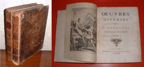 Oeuvres Diverses de Mr. Rousseau. Nouvelle Edition reveue & augmentee.