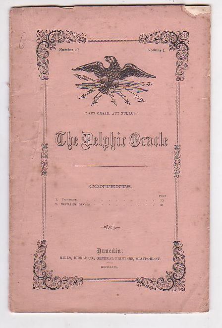 The Delphic Oracle. Volume I. Number 2.