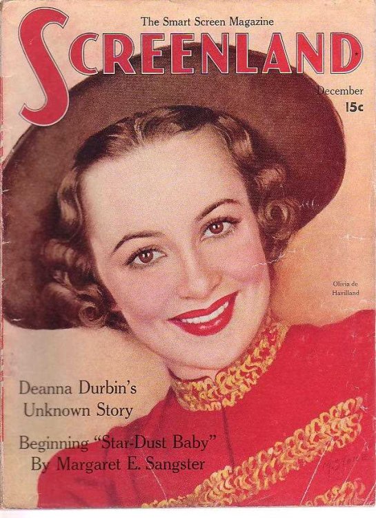 Screenland Magazine December 1937 The Smart Screen Magazine
