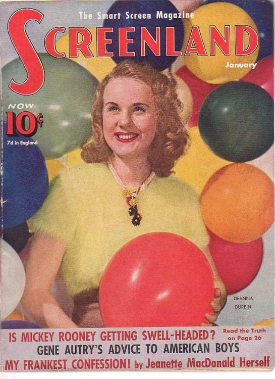 Screenland Magazine January 1940 The Smart Screen Magazine
