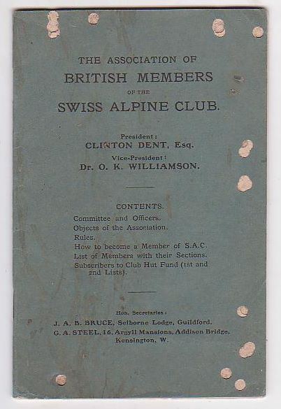The Association of British Members of the Swiss Alpine Club