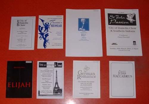 Collection of Eight Programmes
