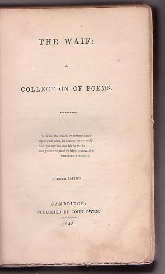 The Waif: A Collection of Poems