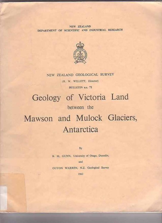 Geology of Victoria Land between the Mawson and Mulock Glaciers, Antarctica