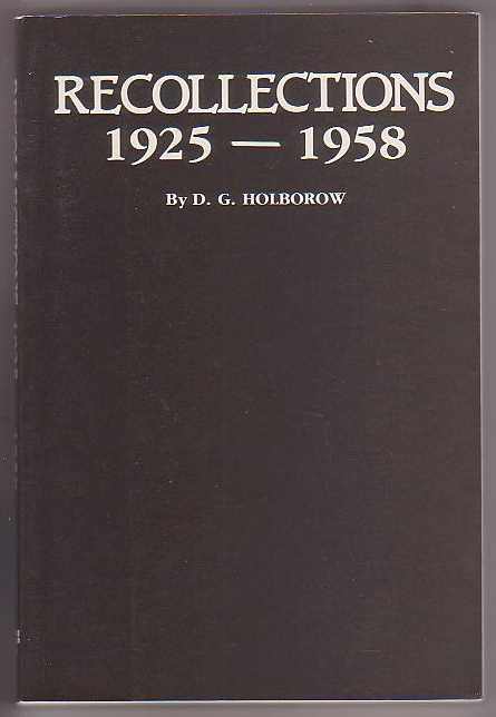 Recollections 1925-1958