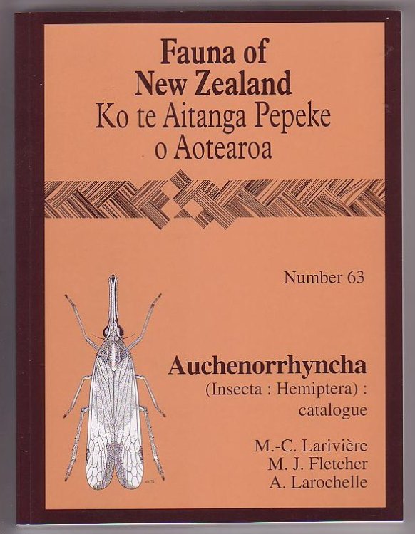 Fauna of New Zealand / Ko te Aitanga Pepeke o Aotearoa: Auchenorrhyncha (Insecta: Hemiptera): catalogue