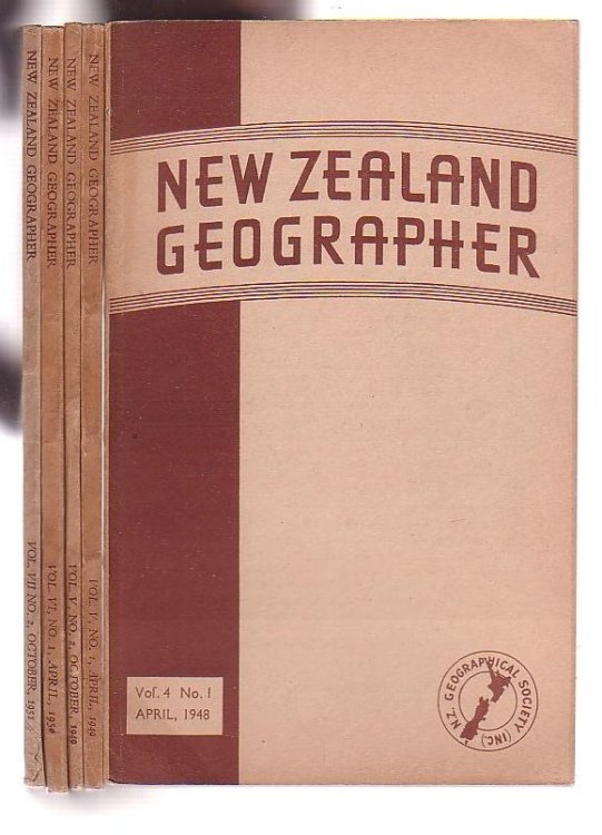 New Zealand Geographer [five assorted issues]