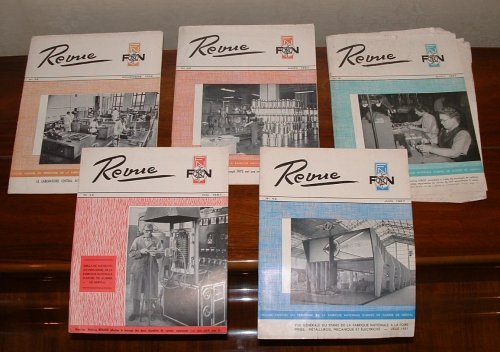 Revue F N: Organe Mensuel Du Personnel De La Fabrique Nationale D'Armes De Guerre De Herstal [14 issues]