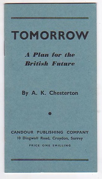 Tomorrow: A Plan for the British Future