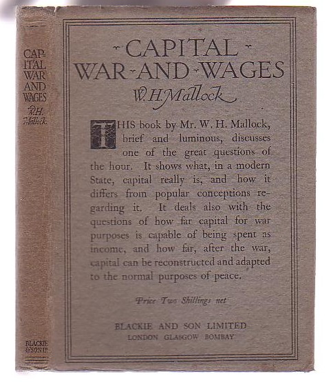 Capital War and Wages: Three Questions in Outline