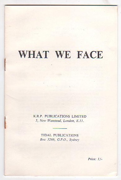 What We Face
