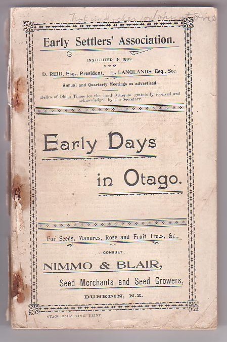 Early Days in Otago