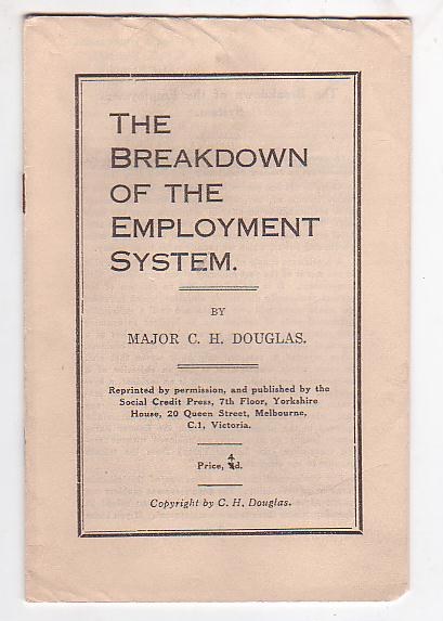 The Breakdown of the Employment System