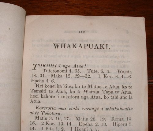 He Whakapuaki I Nga Tikanga O Te Katikihama O Te Hahi O Ingarani. (Te Rua O Nga Wahi) [Lessons on the Church Catechism in Maori, Part Two]