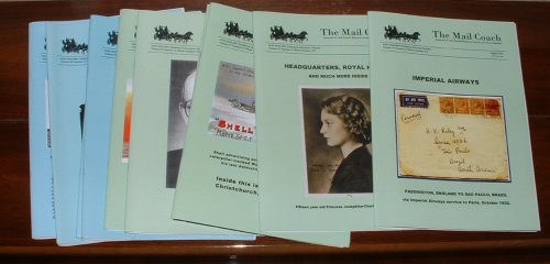The Mail-Coach: Journal of the Postal History Society of New Zealand [run of 12 issues]