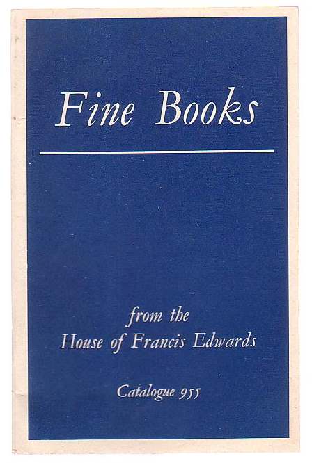 Fine Books: Aldine Press; Atlases and Maps; Autograph Letters and Manuscripts; Fine Bindings; Illuminated Manuscripts; Incunabula; Natural History; Science and Medicine; Voyages and Travels; General Literature; Illustrated Books; Private Presses