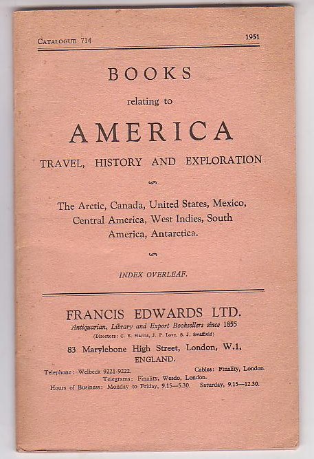 Books relating to America: Travel, History and Exploration - The Arctic, Canada, United States, Mexico, Central America, West Indies, South America, Antarctica