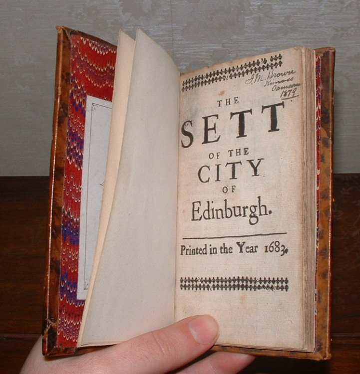 The Sett, or Decreet Arbitral of King James the 6th of blessed Memory. Deciding all Differences betwixt Merchants and Trades, anent the Government of the City of Edinburgh [. . .] Together with The Acts of the Town Council, determining the time of the Continuation of the Provost, Dean of Gild, and T
