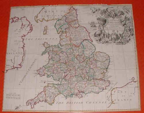 A New Map of England from the Latest Observations