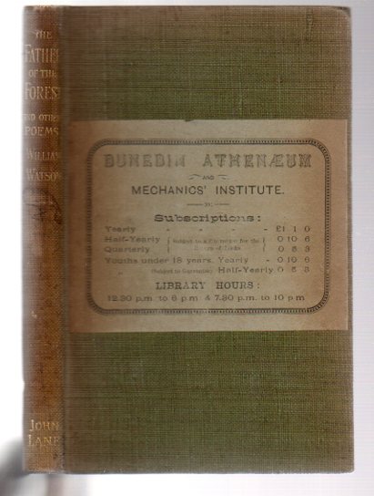 The Father of the Forest and other poems