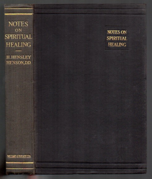 Notes on Spiritual Healing