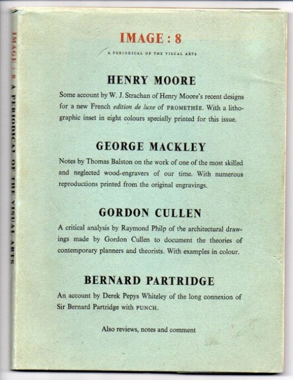 Image. Number Eight. Summer 1952. A Periodical of the Visual Arts