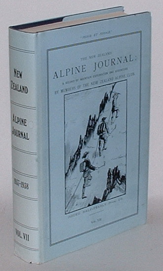 The New Zealand Alpine Journal. [Volume VII only]