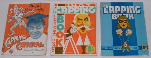 Otago University Capping Book. [6 Issues: 1920, 1932, 1938, 1939, 1945, 1951]