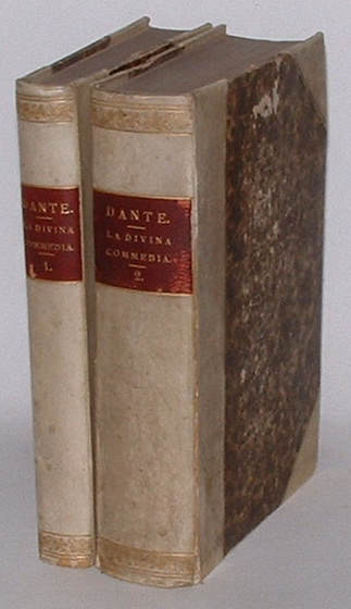 La Divina Commedia di Dante Alighieri - Volume Primo. L'Inferno. [+] Volume Secundo. Il Purgatorio. [Two volumes]