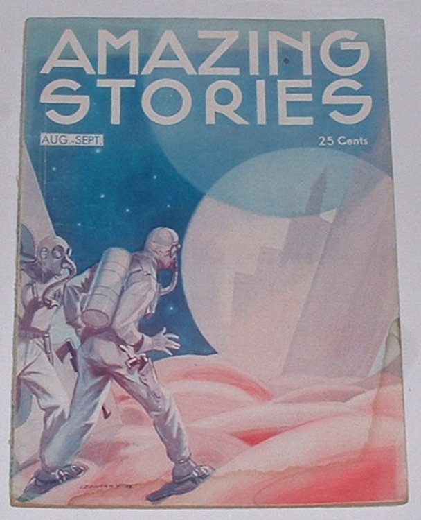 Amazing Stories. Volume 8 - No. 5 - August-September, 1933 - The Magazine of Science Fiction