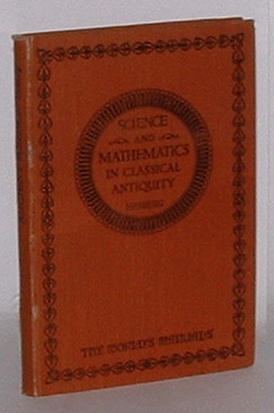 Mathematics and Physical Science in Classical Antiquity