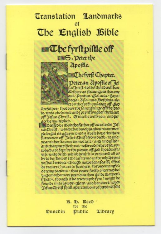 Translation Landmarks of The English Bible - Wyclif Tyndale Authorised Version