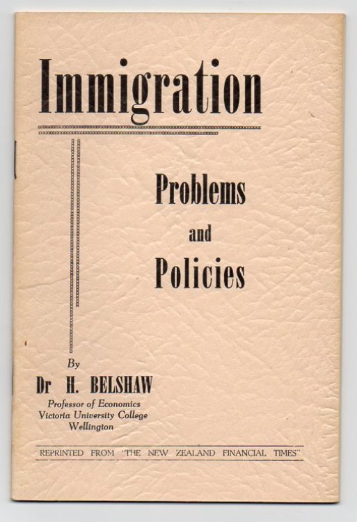 Immigration: Problems and Policies