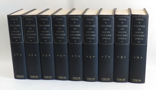 Records of South-Eastern Africa - Collected in Various Libraries and Archive Departments in Europe [9 volumes]