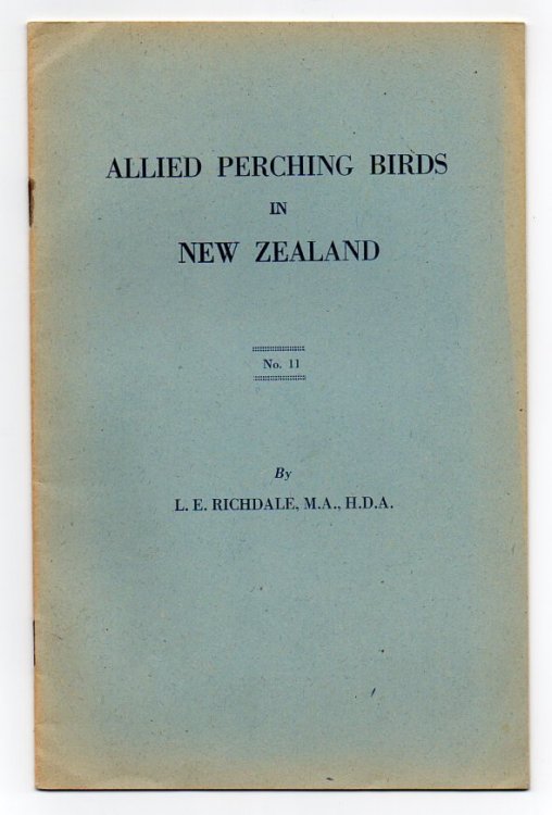 Allied Perching Birds in New Zealand