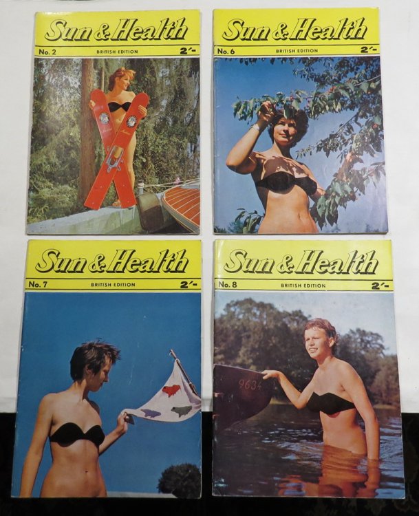 Sun & Health (British Edition). Vol. 1, Nos. 2, 6, 7, 8 [4 issues]