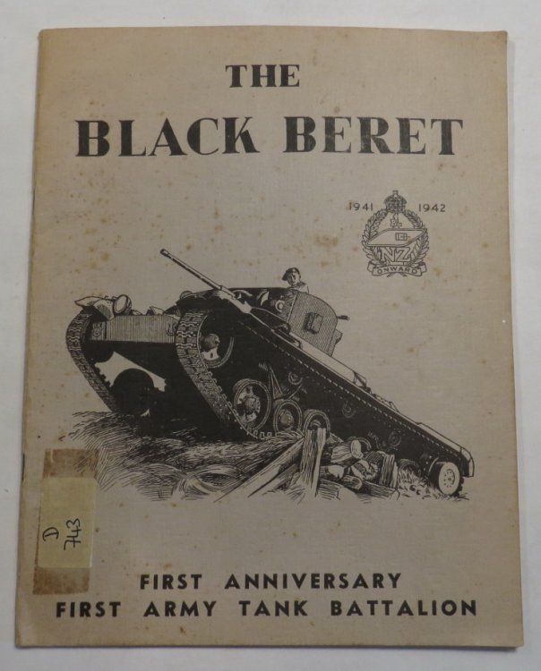 The Black Beret 1941 1942 First Anniversary First Army Tank Battalion